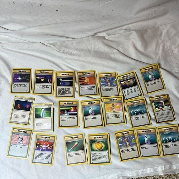 Pokémon Trainer Vintage 1995 - 2000 Trading Cards. Set of 21. - Picture 1 of 7